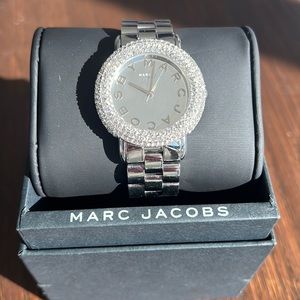 Marc by Marc Jacobs Marci Crystal Silver Watch ✨